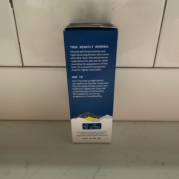 Ursa Major Lunar Bloom Retinal Serum 1oz NIB | Clean Vegan Night Skincare - Picture 8 of 11